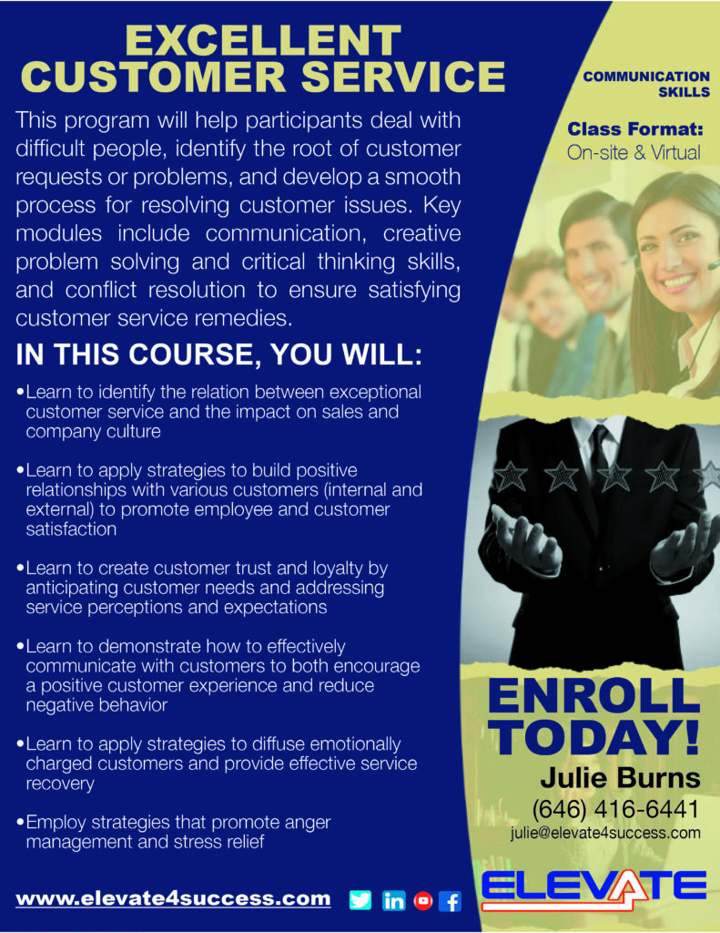 Excellent customer service USA Sales Flyer