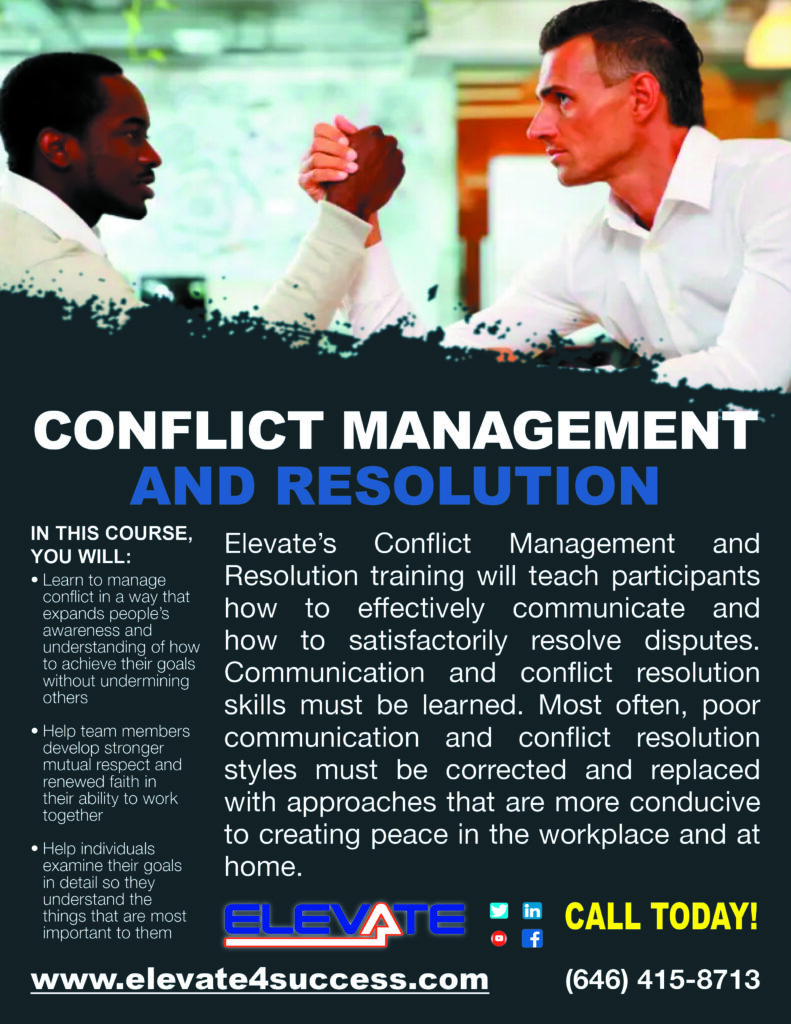 Conflict Management Resolution USA Sales Flyer