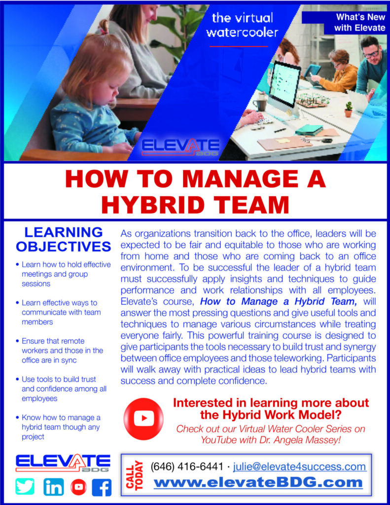 HOW TO MANAGE A HYBRID WORKFORCE