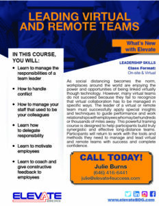 Leading Virtual Remote Teams