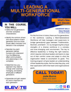 Leading a Multi Generational Workforce