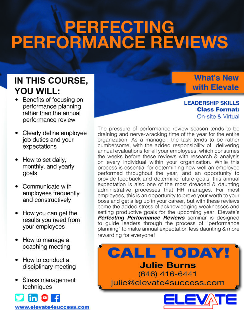 Perfecting Performace Reviews USA