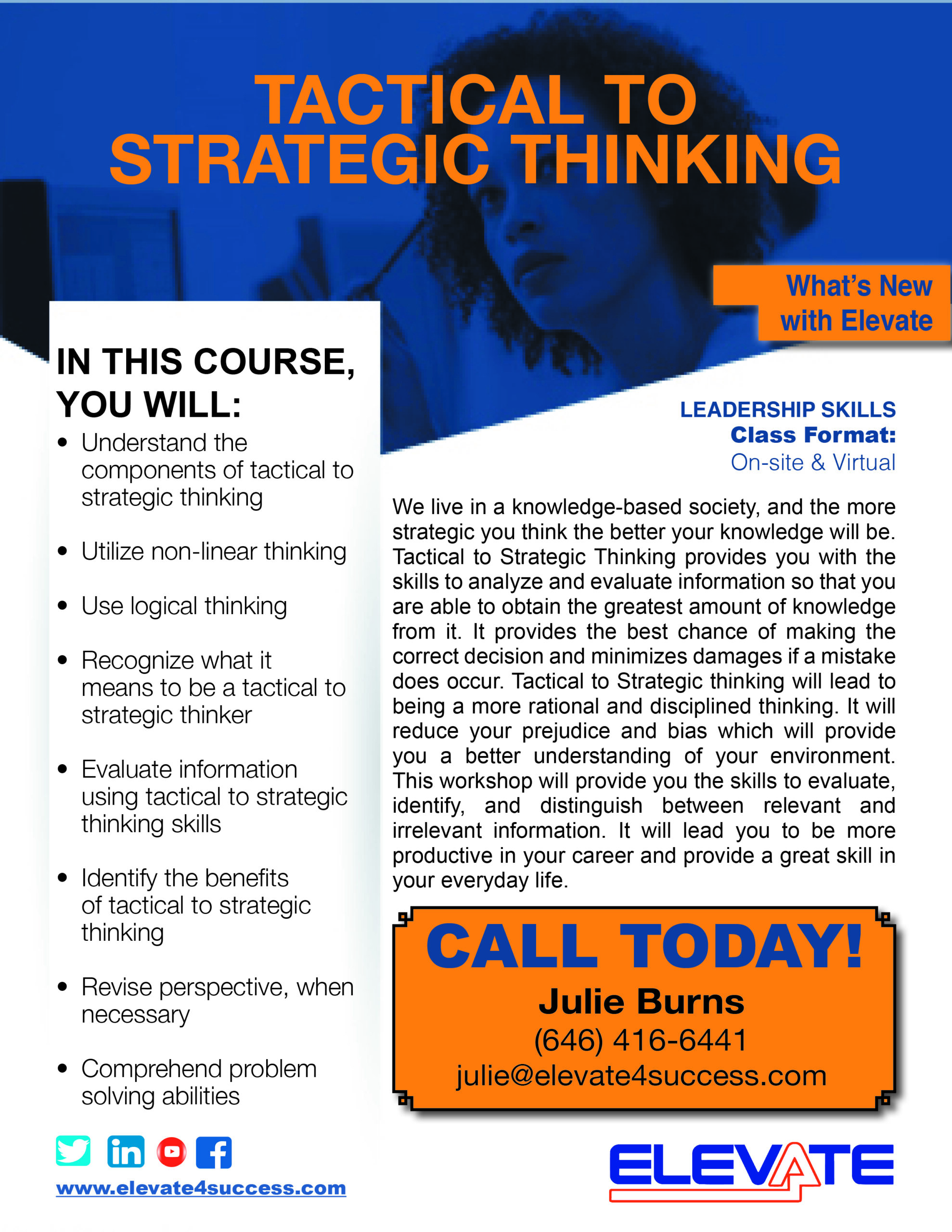 Tactical to Strategic Thinking USA
