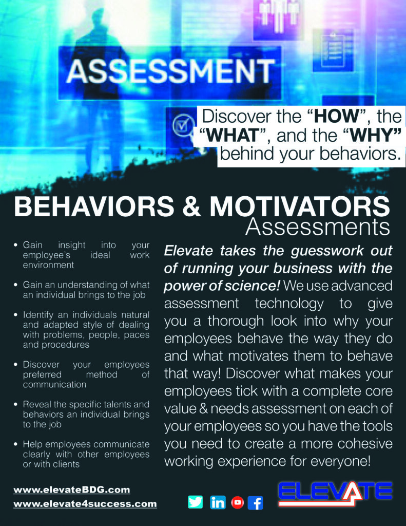 behaviors motivators assessments