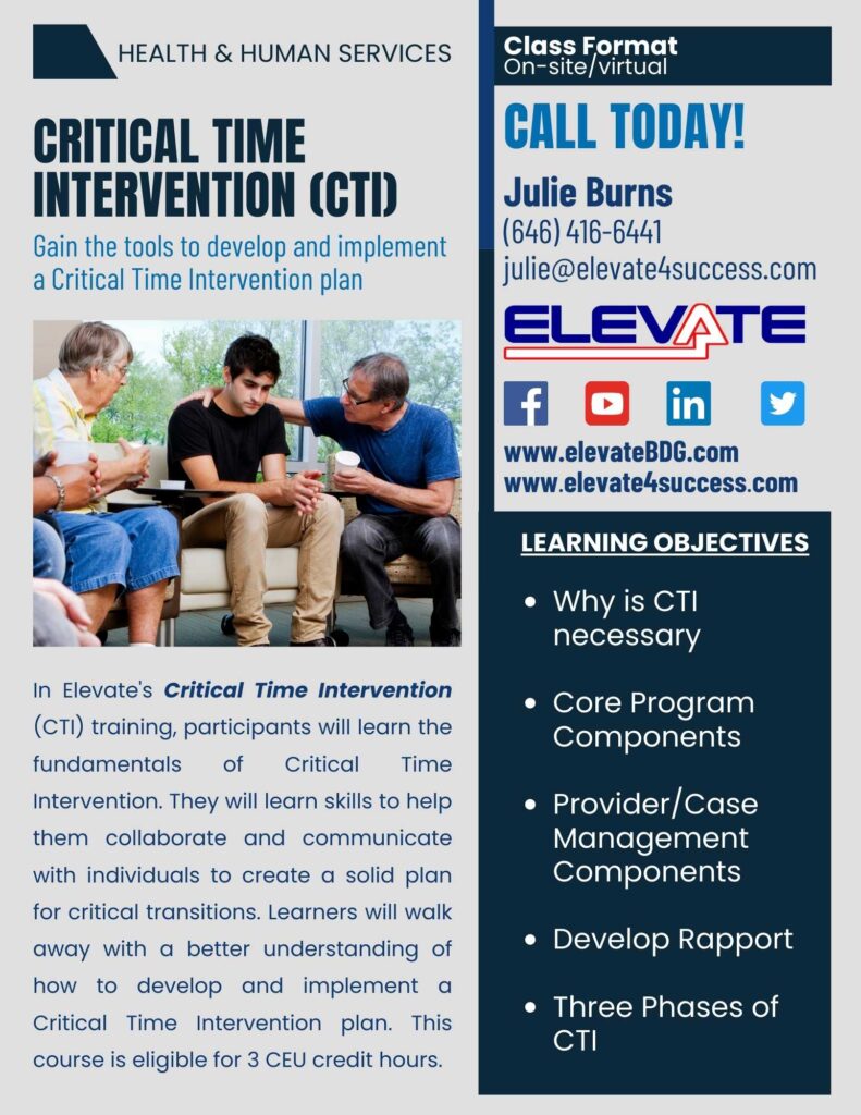 Critical Time Intervention