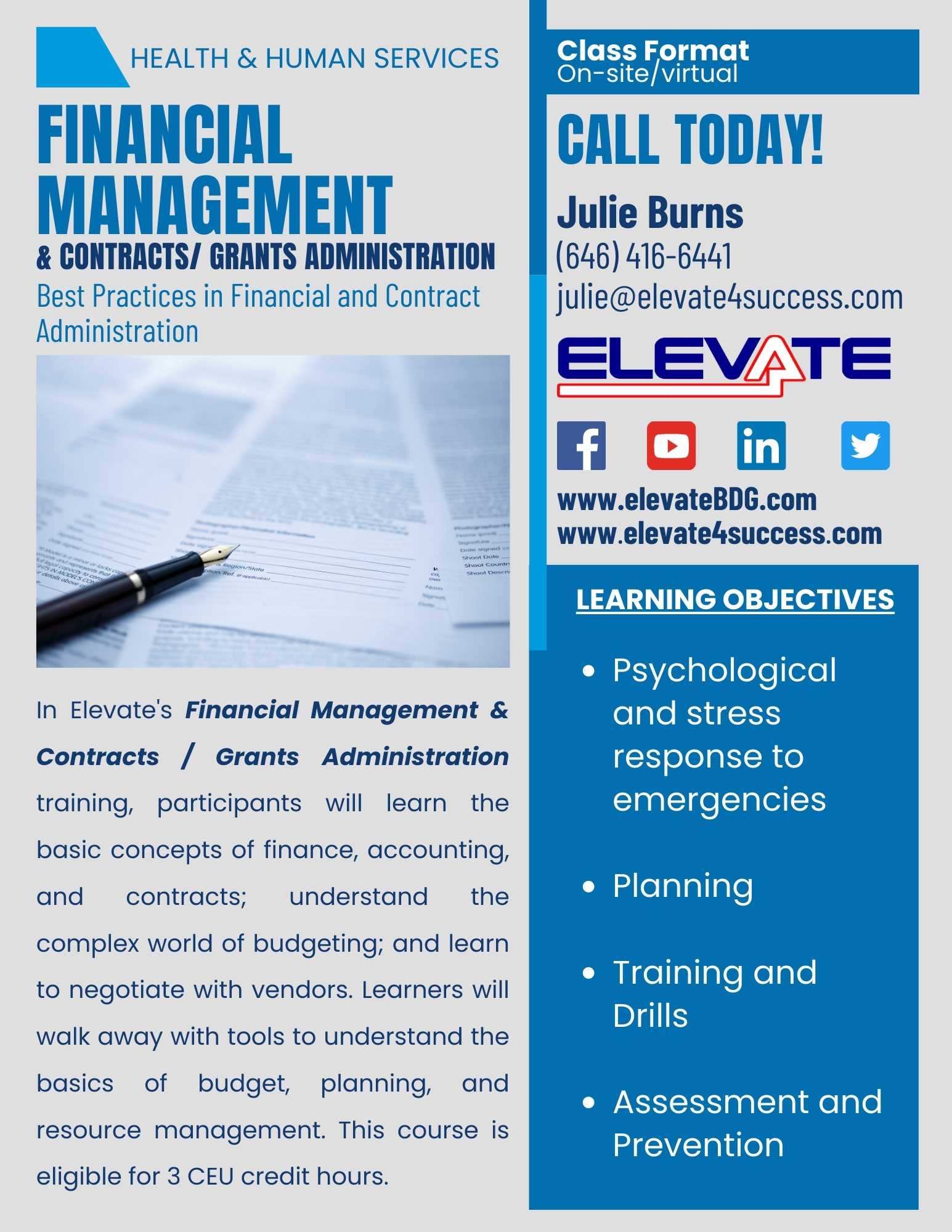 Financial Management and Contracts 1
