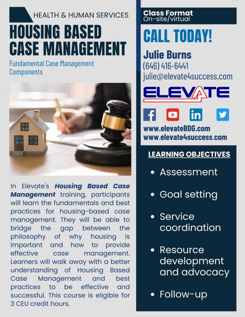 Housing Based Case Management