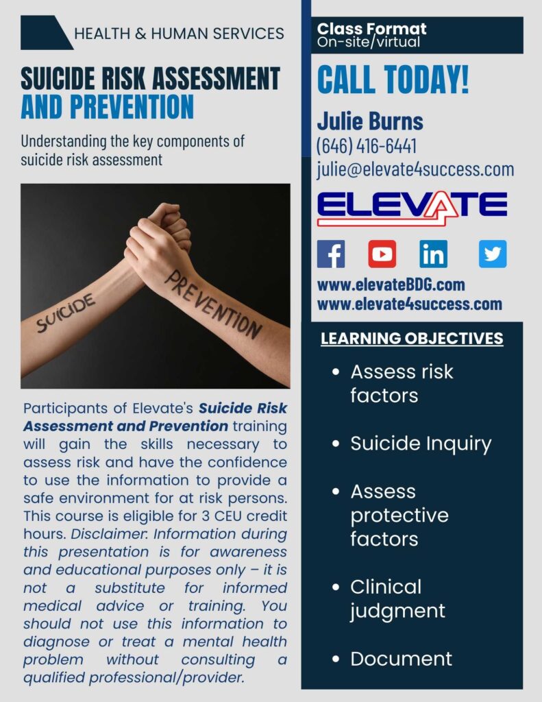 Suicide Risk Assessment