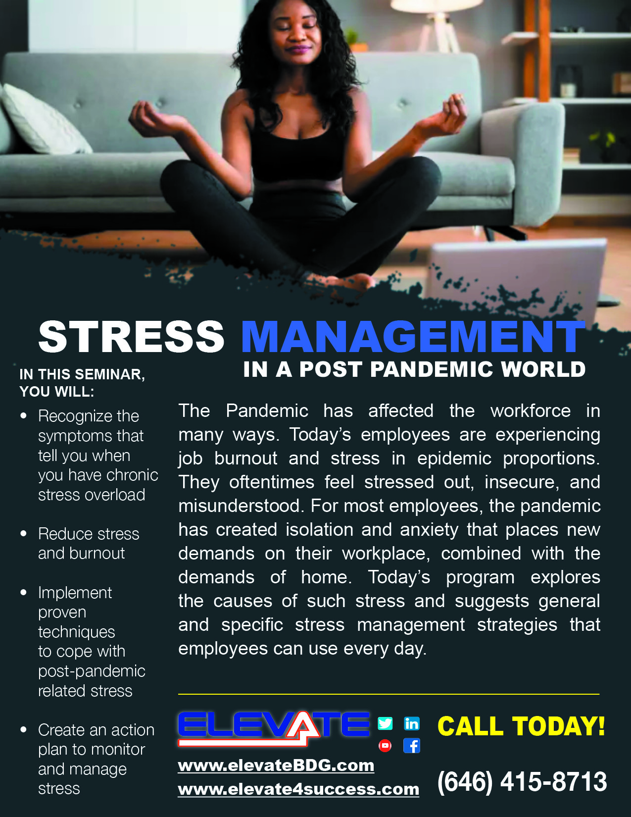 Stress Management in a Post Pandemic World SF